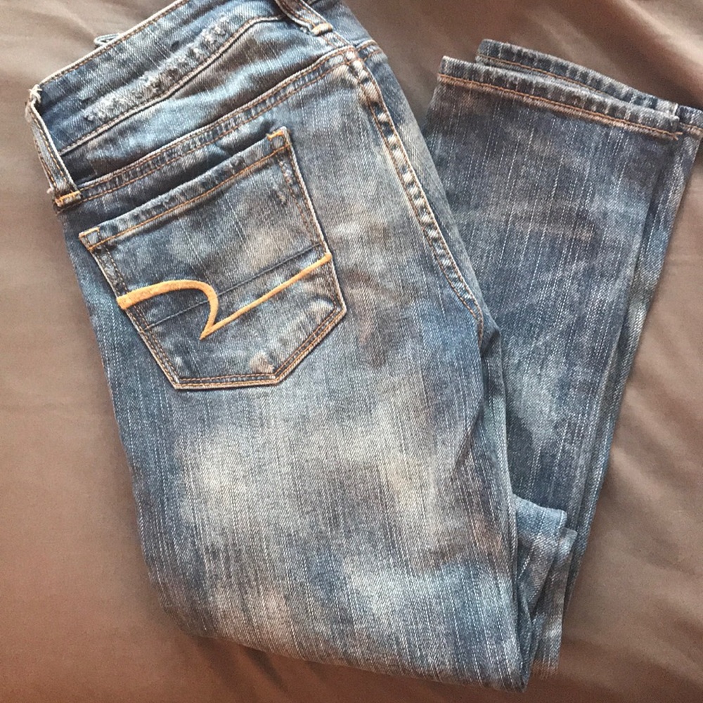 American eagle dark wash stretch jeans